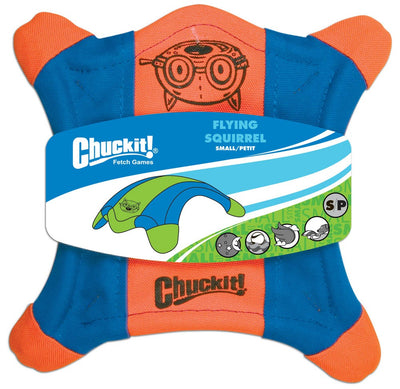 Chuckit! Flying Squirrel Dog Toy Blue/Orange Small
