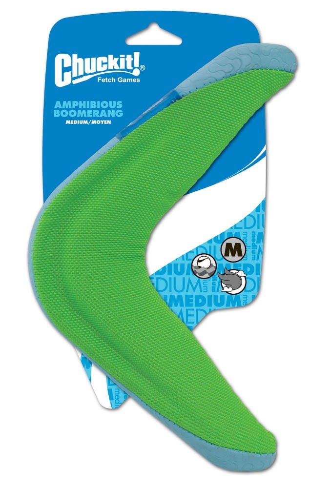 Chuckit! Amphibious Dog Toy Boomerang Assorted 1ea/MD - Pets Perfect