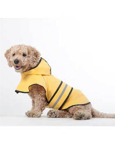 Fashion Pet Rainy Day Slicker - Yellow Dog Rain Coat, Small