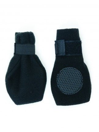 Fashion Pet Sol.I.D Slipper Socks for Dogs - Black, Medium
