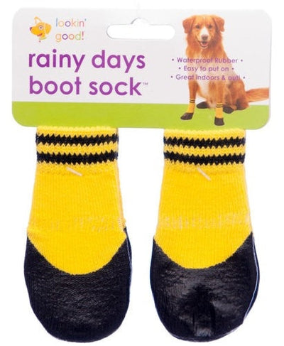 Fashion Pet Rainy Days Bootsock for Dogs - Small