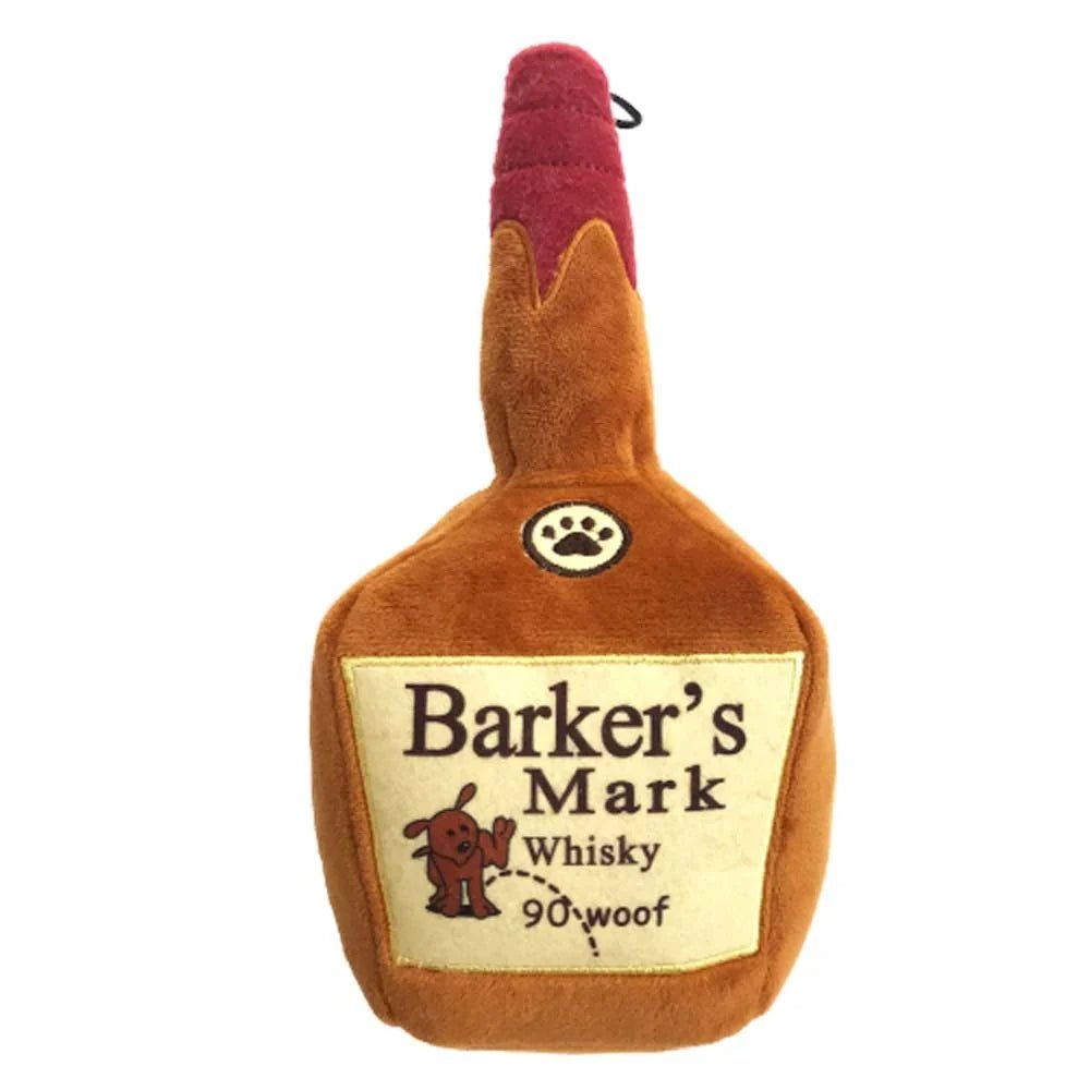 H&K Power Plush Dog Barker's Mark Small Squeak Crinkle - Pets Perfect