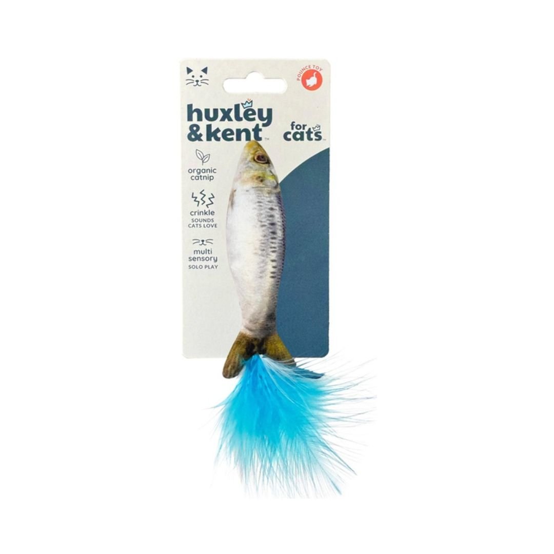 H&K C Sardine Organic Catnip Plush Crinkle - Pets Perfect