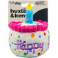 H&K Power Plush Dog Happy Barkday Cake Small Squeak Crinkle - Pets Perfect
