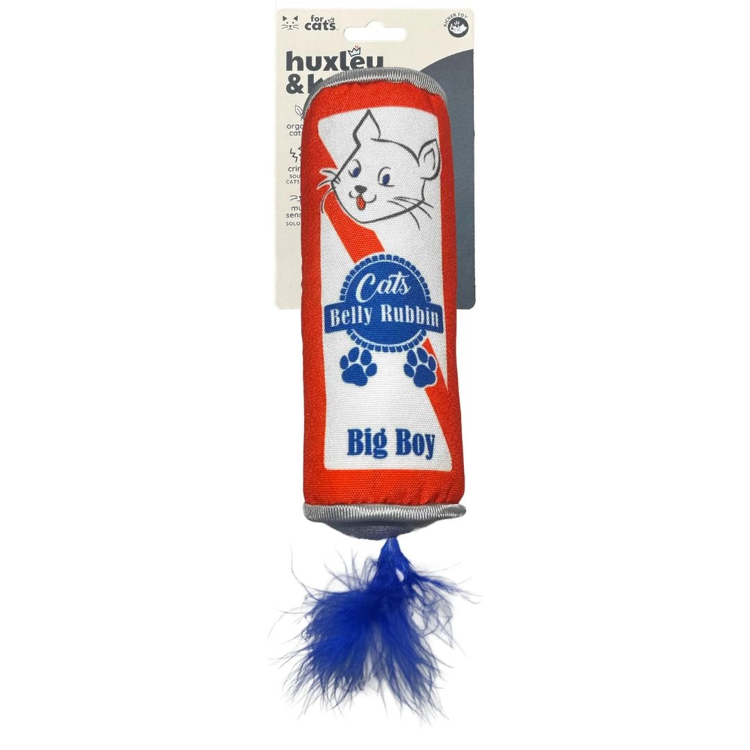 H&K C Cats Belly Rubbin Organic Catnip Plush Crinkle - Pets Perfect