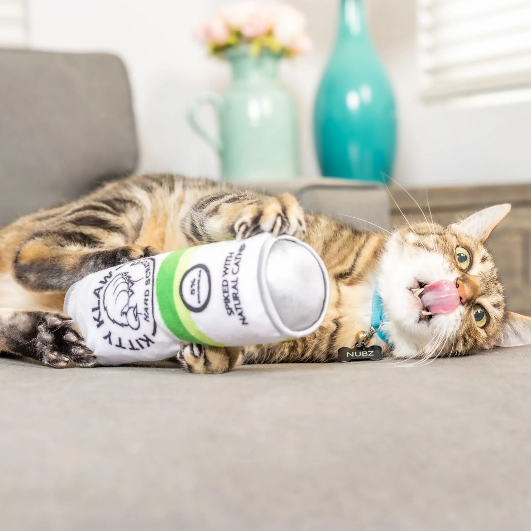 H&K C Kitty Klaw Licks & Lime Organic Catnip Plush Crinkle - Pets Perfect