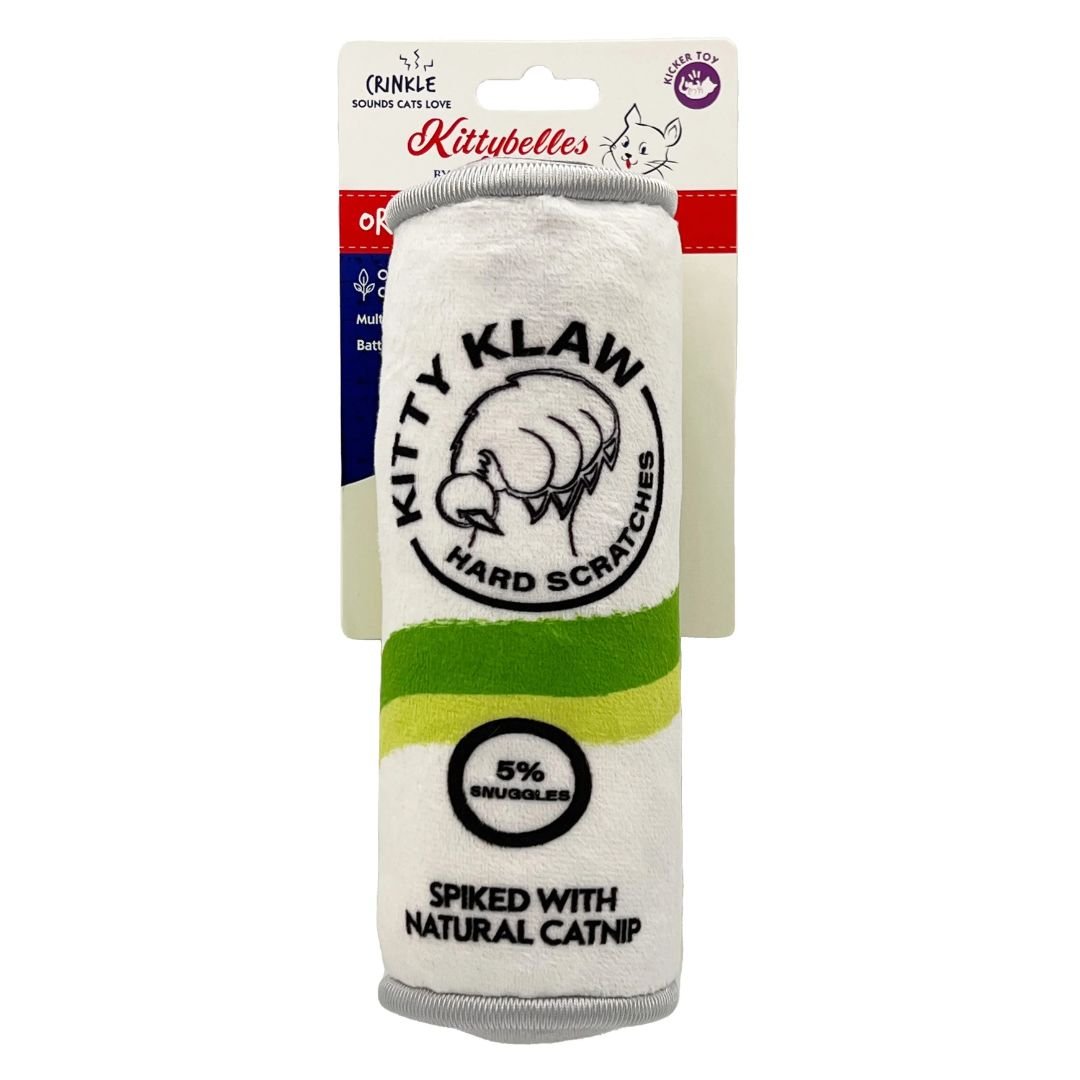 H&K C Kitty Klaw Licks & Lime Organic Catnip Plush Crinkle - Pets Perfect