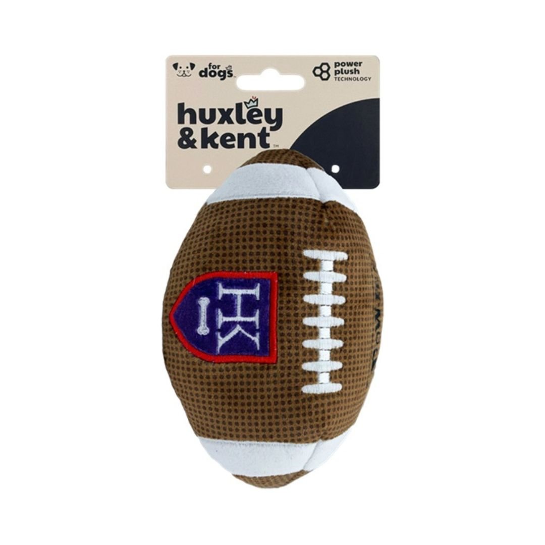 H&K Power Plush Dog Hk Football Small Squeak Crinkle - Pets Perfect
