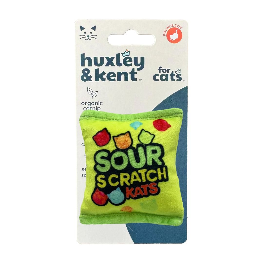 H&K C Sour Scratch Kats Organic Catnip Plush Crinkle - Pets Perfect