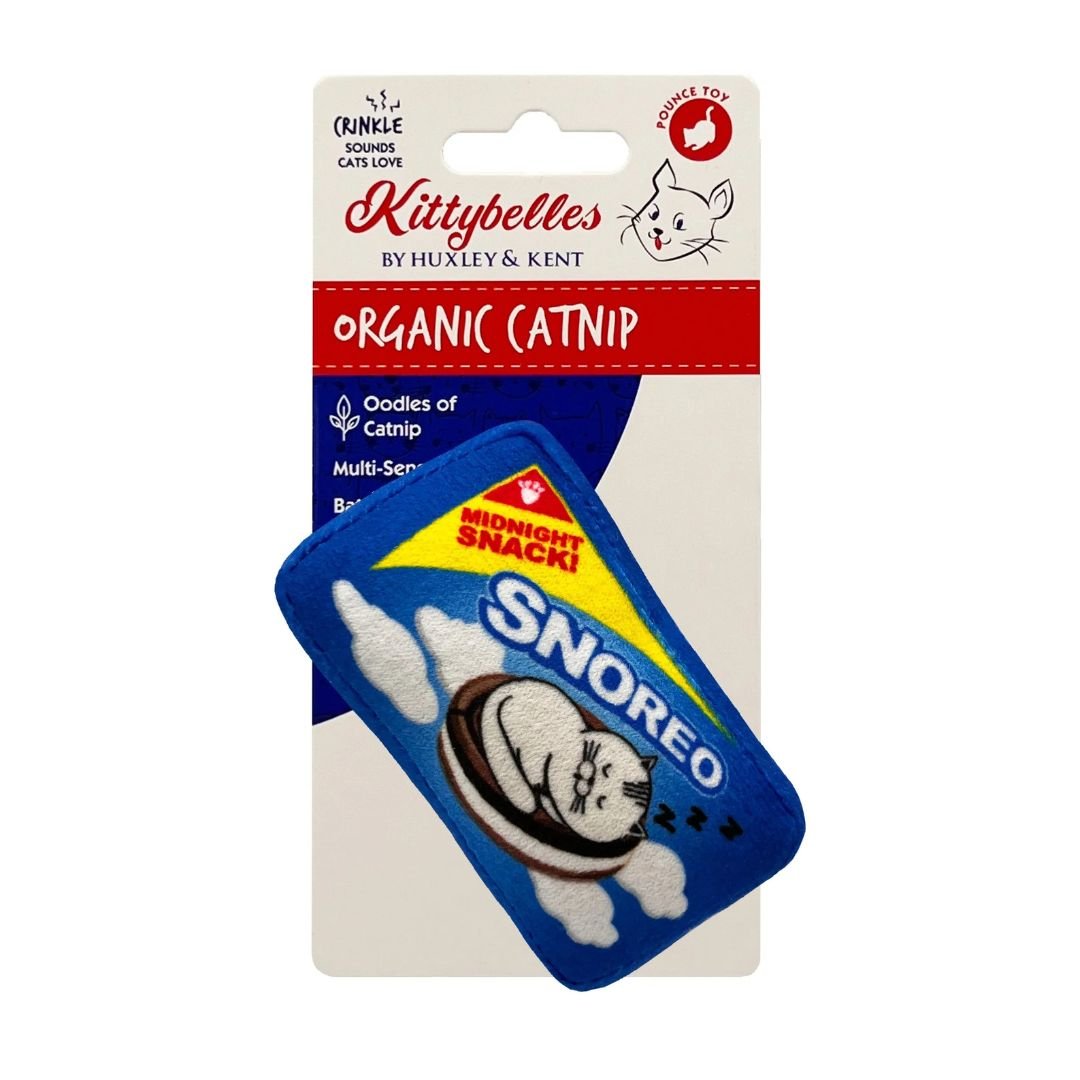H&K C Snoreo Cookies Organic Catnip Plush Crinkle - Pets Perfect