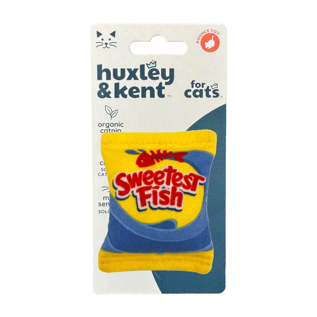 H&K C Sweetest Fish Organic Catnip Plush Crinkle - Pets Perfect