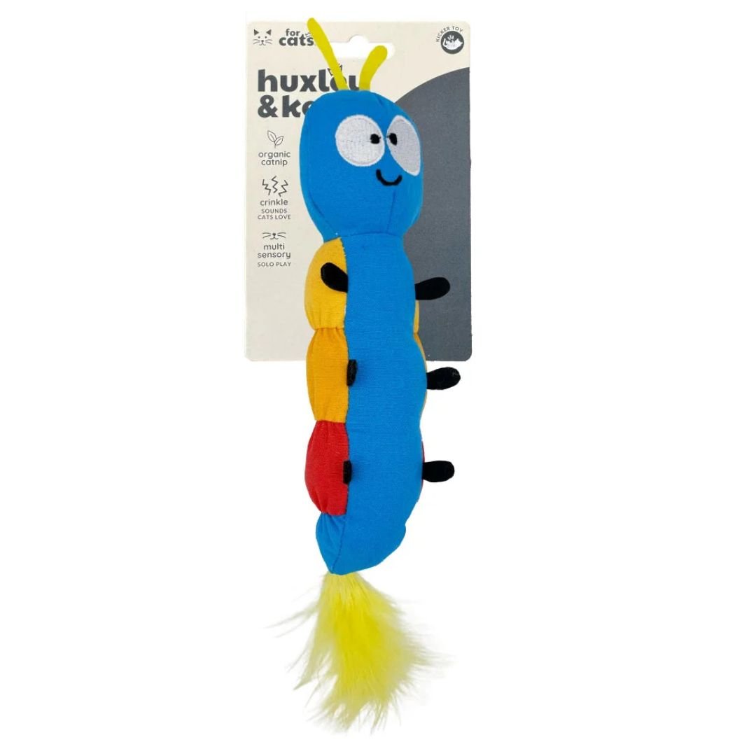 H&K C Kicker Caterpillar Organic Catnip Plush Crinkle - Pets Perfect