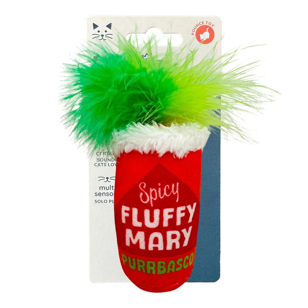 H&K C Fluffy Mary Organic Catnip Plush Crinkle - Pets Perfect
