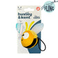 H&K C Flinger Bumble Bee Organic Catnip Plush Crinkle - Pets Perfect