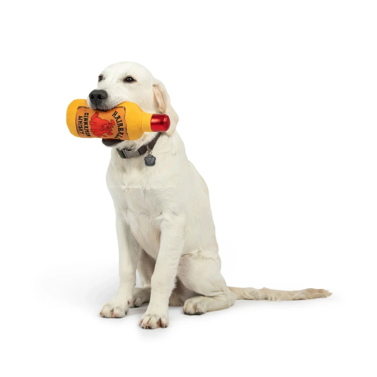 H&K Power Plush Dog Hrbl Cinnamon Whisky Small Squeak Crinkle - Pets Perfect