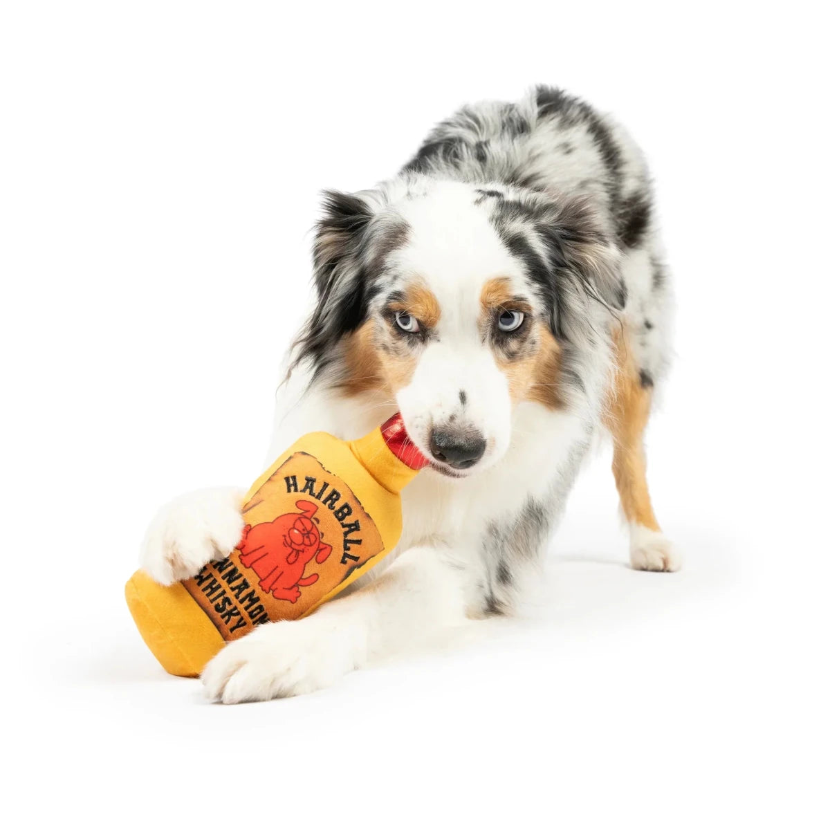 H&K Power Plush Dog Hrbl Cinnamon Whisky Small Squeak Crinkle - Pets Perfect