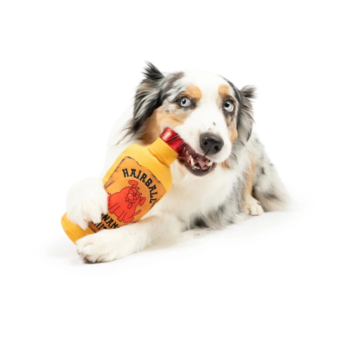 H&K Power Plush Dog Hrbl Cinnamon Whisky Large Squeak Crinkle - Pets Perfect