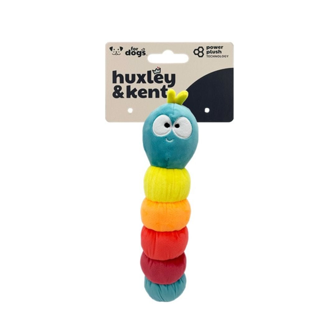 H&K Fetchies D Caterpillar Small Plush Squeak Crinkle - Pets Perfect