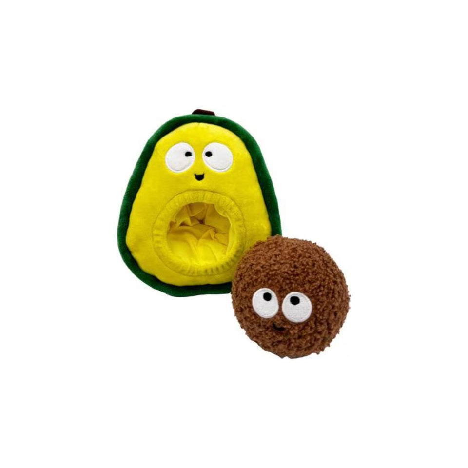 H&K Pop 'N Fetch D Avocado Large Plush Squeak Crinkle