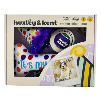 Huxley & Kent Happy Barkday Dog Celebration Box - Large