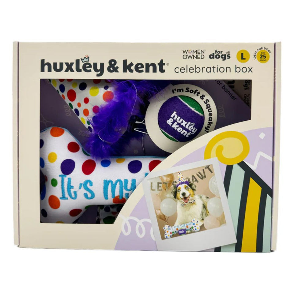 Huxley & Kent Happy Barkday Dog Celebration Box - Large