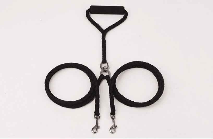 Double - Ended Hand - Knitted Braided Rope Dog Leash: The Ultimate Outdoor Companion - Pets Perfect