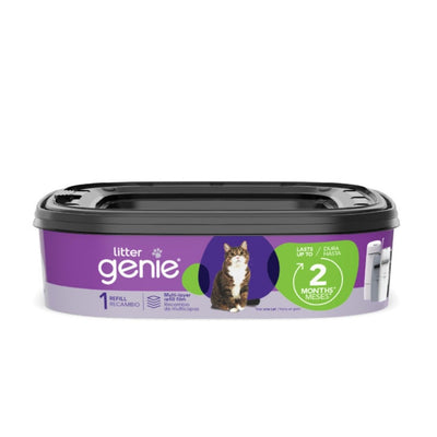 Litter Genie Plus Cat Litter Pail Disposal System Refill Standard