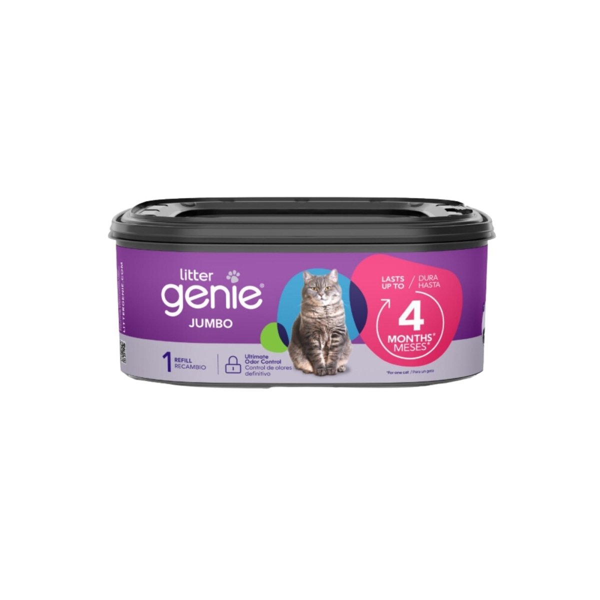 Litter Genie Plus Cat Litter Pail Disposal System Refill 1ea/Jumbo, 1 pk - Pets Perfect