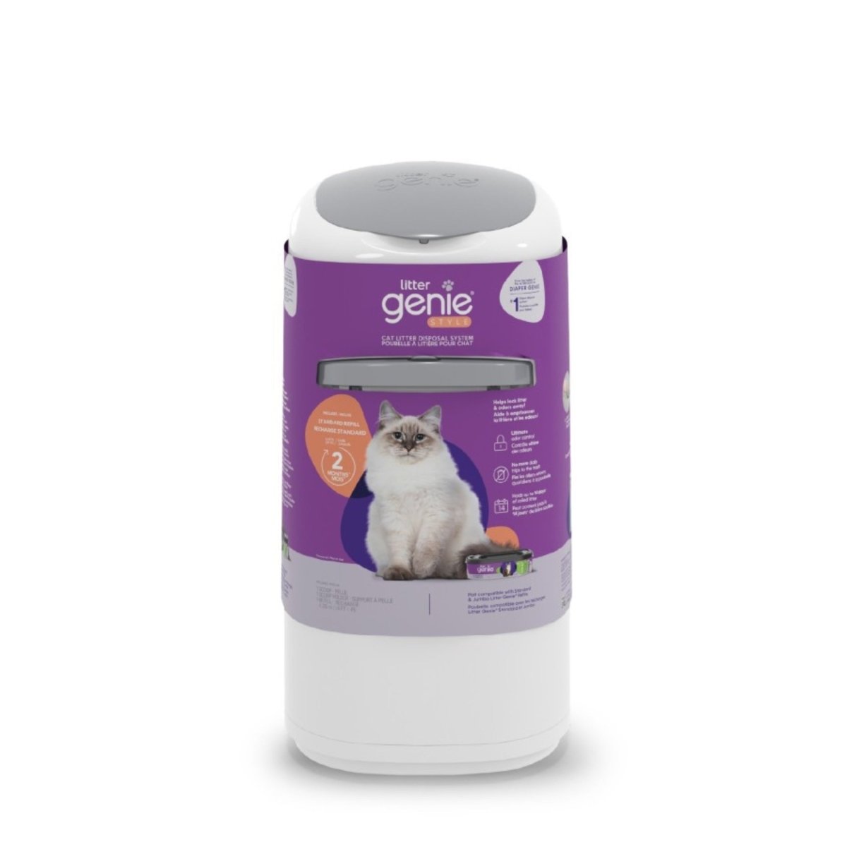 Litter Genie Style Cat Litter Disposal System 1ea/One Size - Pets Perfect