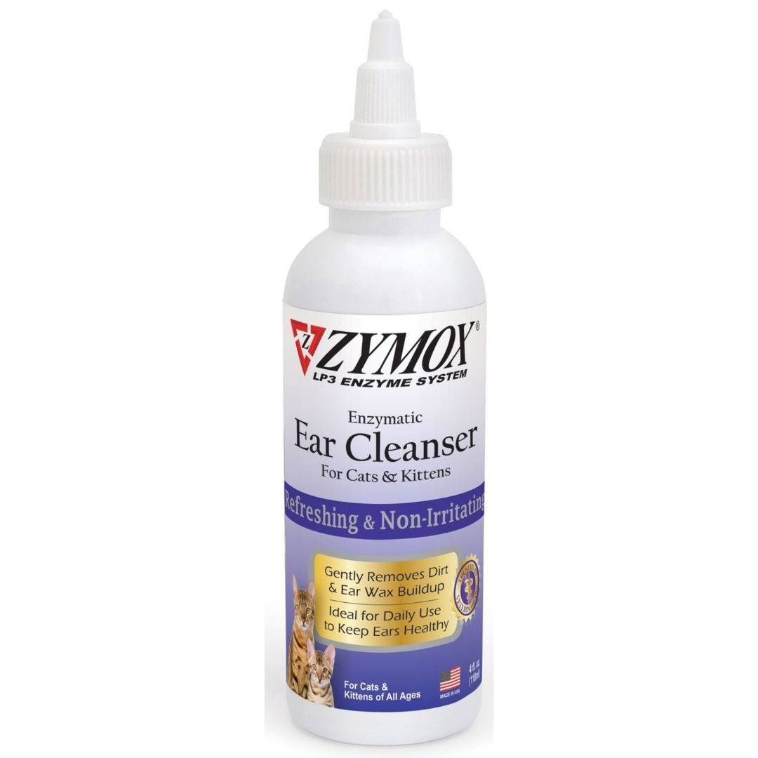 Zymox Enzymatic Ear Cleanser for Cats Kittens 1ea/4 oz - Pets Perfect
