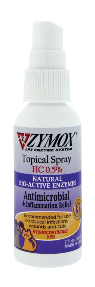 Zymox Topical Spray 0.5 Hydrocortisone 2 fl oz (3 ct)
