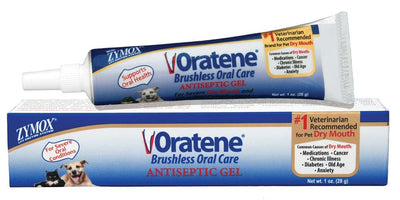 Zymox Oratene Antiseptic Oral Gel for Dogs, 1 oz each, Case of 3