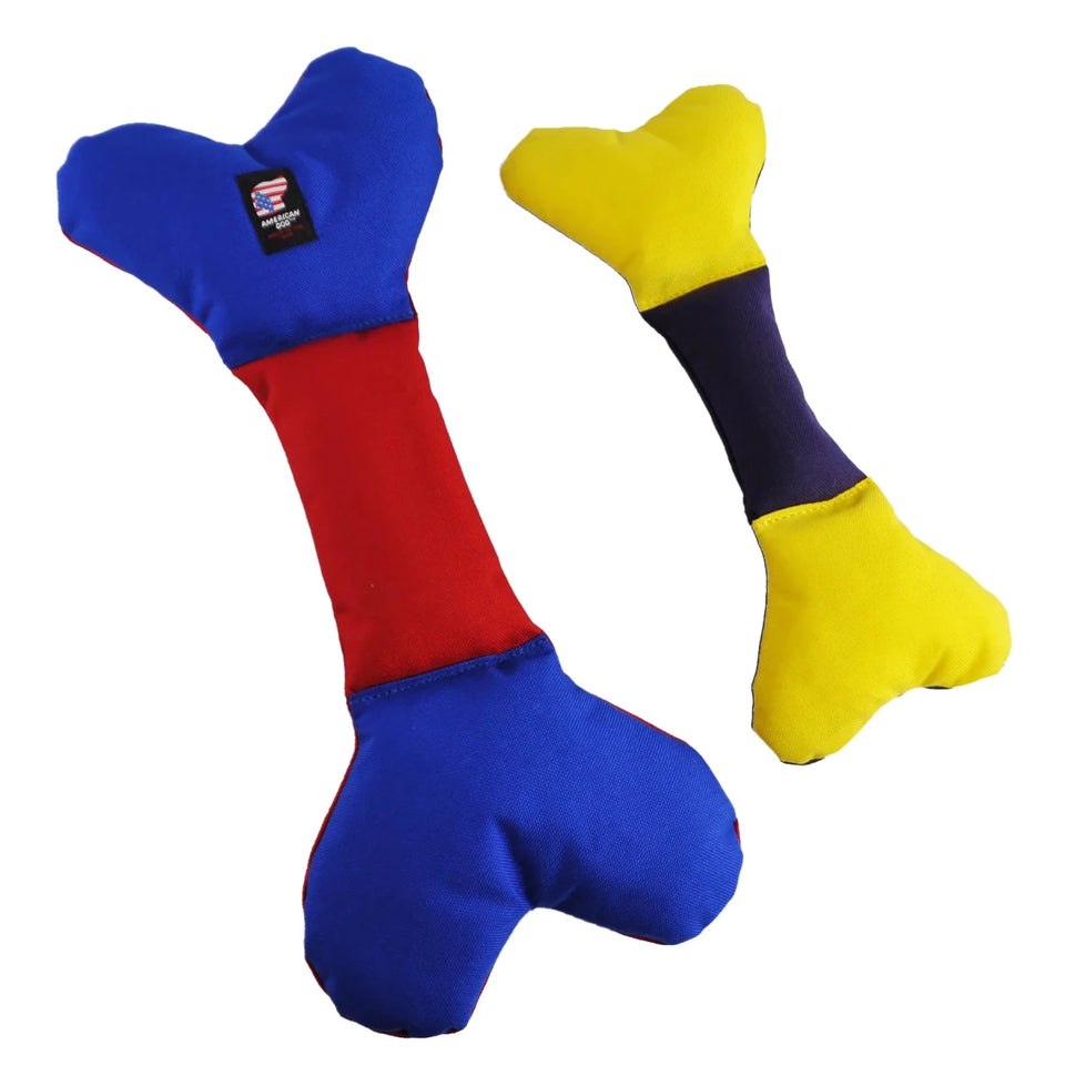 Da Bone Dog Toy - Squeaky Floating Nylon Bone for Tug & Fetch - Pets Perfect
