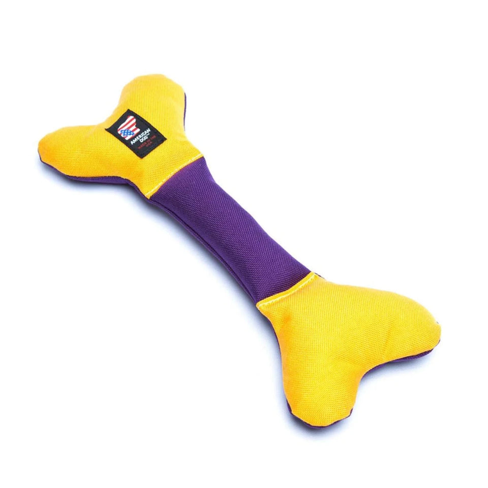 Da Bone Dog Toy - Squeaky Floating Nylon Bone for Tug & Fetch - Pets Perfect