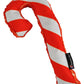 Candy Cane Dog Toy – Floating Nylon Squeaky Toy for Festive Play.