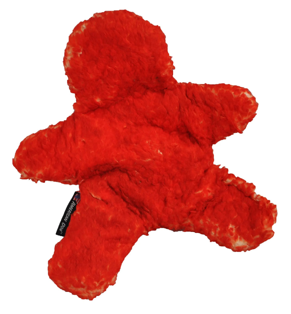 Gingy Gingerbread Man Crinkle Dog Toy - Floating Squeaky Plush, view 4