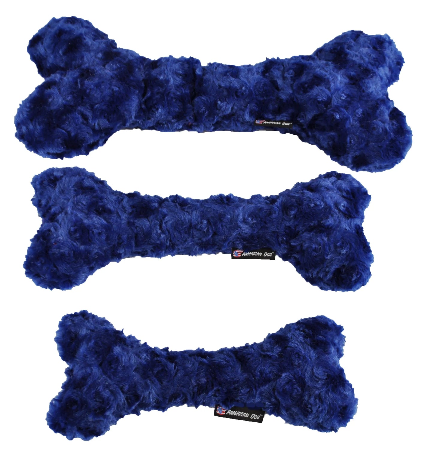Nuggle Bone Plush Dog Toy – Squeaky & Soft 17" Large.