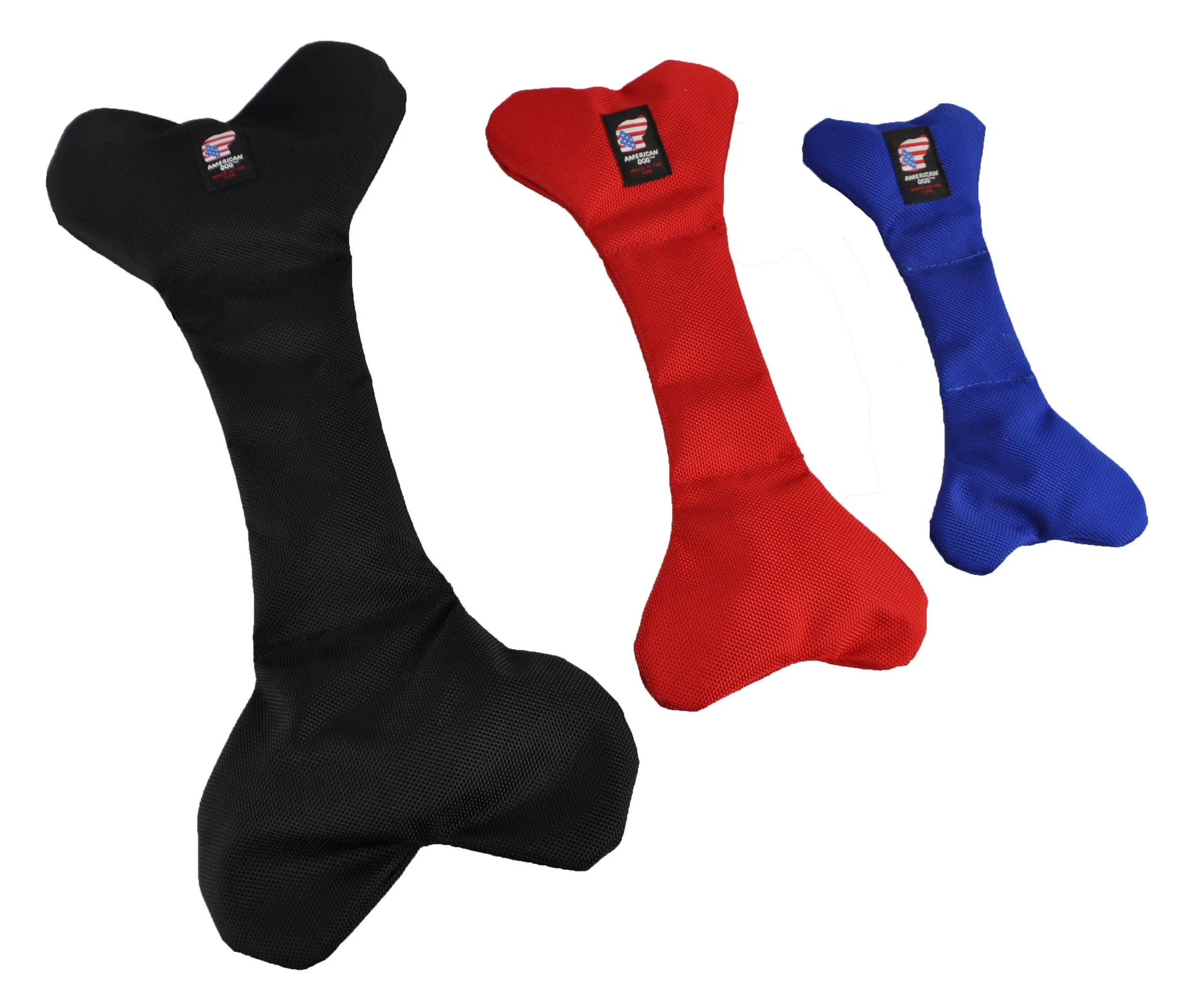 Bad To Da Bone Dog Toy - Large - Black - Pets Perfect