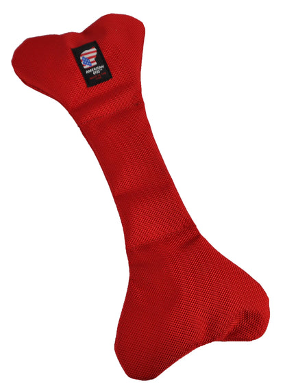 Bad To Da Bone Dog Toy - Medium - Red - Pets Perfect