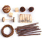 9 - Piece Wooden Toy Set for Small Pets Chew & Play - Pets Perfect