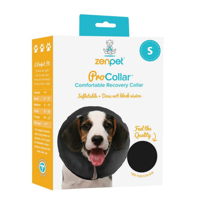 ZenPet ZenCollar Inflatable Recovery Dog Collar Small