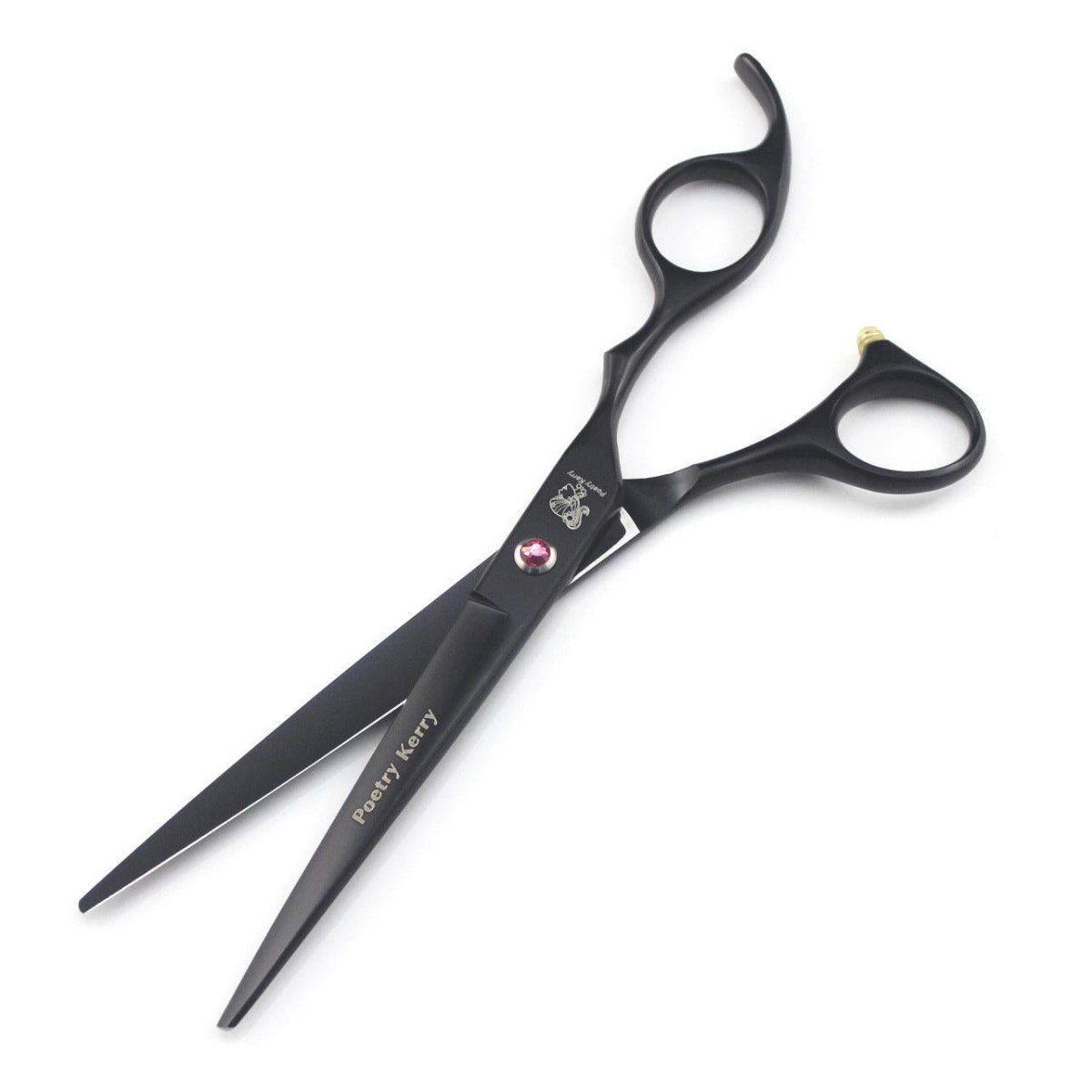Dog Hugs Cat Professional Dog Grooming Scissors Set - 7.0" 4 - Piece Stainless Steel Kit - Pets Perfect