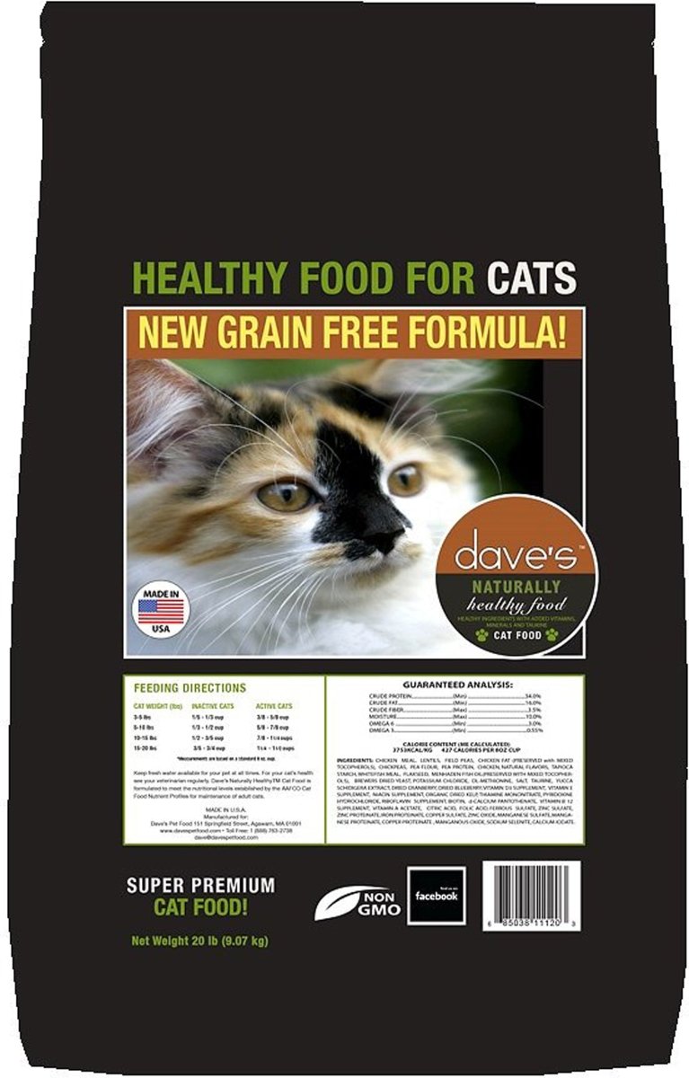 Dave's Pet Food Naturally Healthy Adult Dry Cat Food 20 Lbs. - Pets Perfect