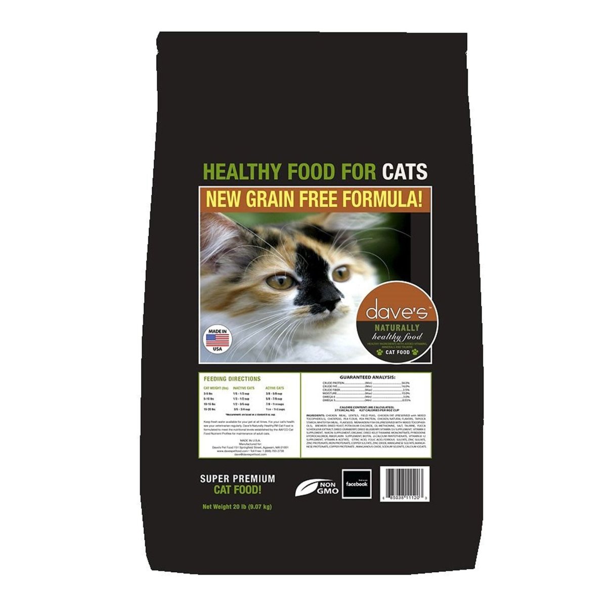 Dave's Pet Food Naturally Healthy Adult Dry Cat Food 20 Lbs. - Pets Perfect