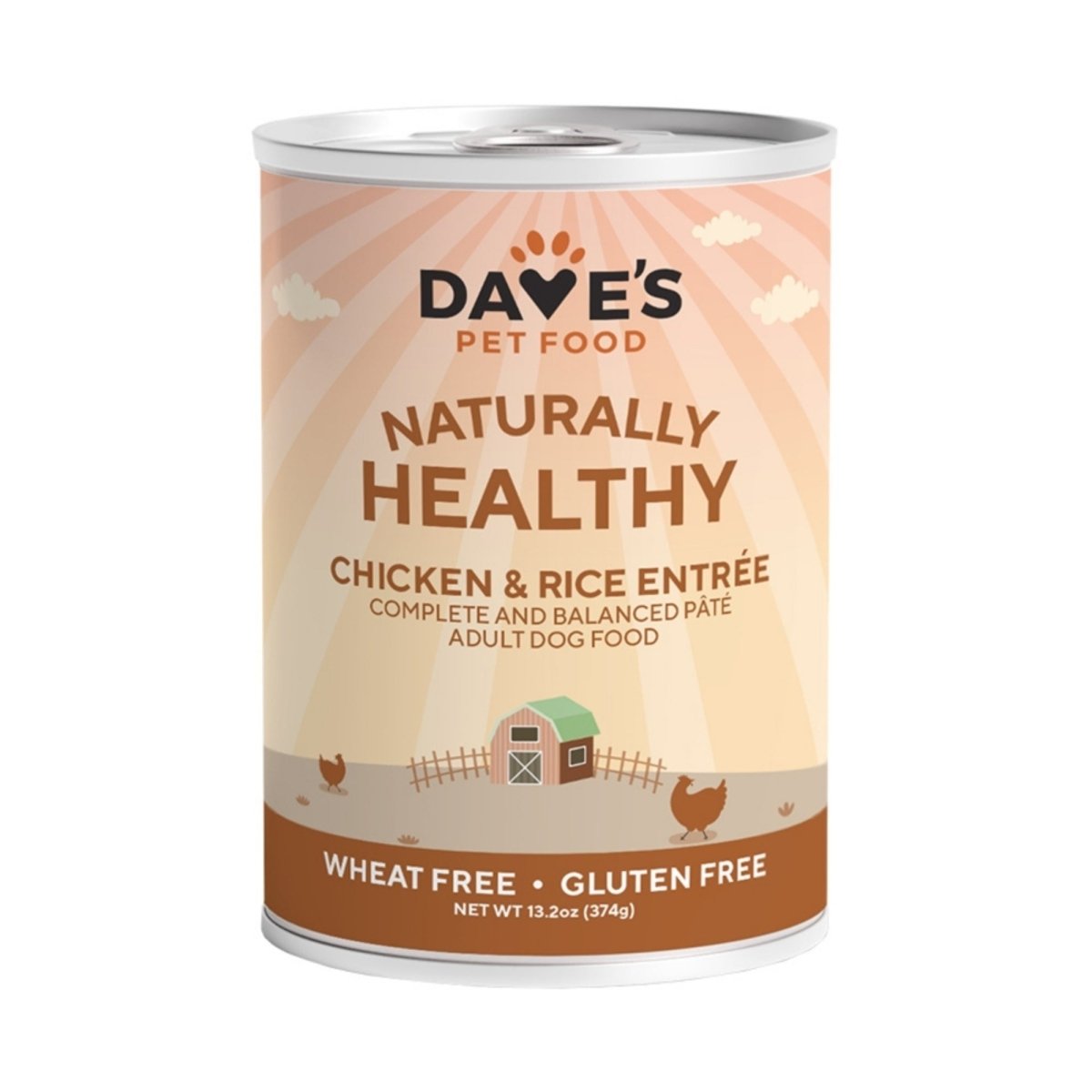 Dave's Pet Food Naturally Healthy Chicken And Rice Recipe 13.2oz. (Case of 12) - Pets Perfect