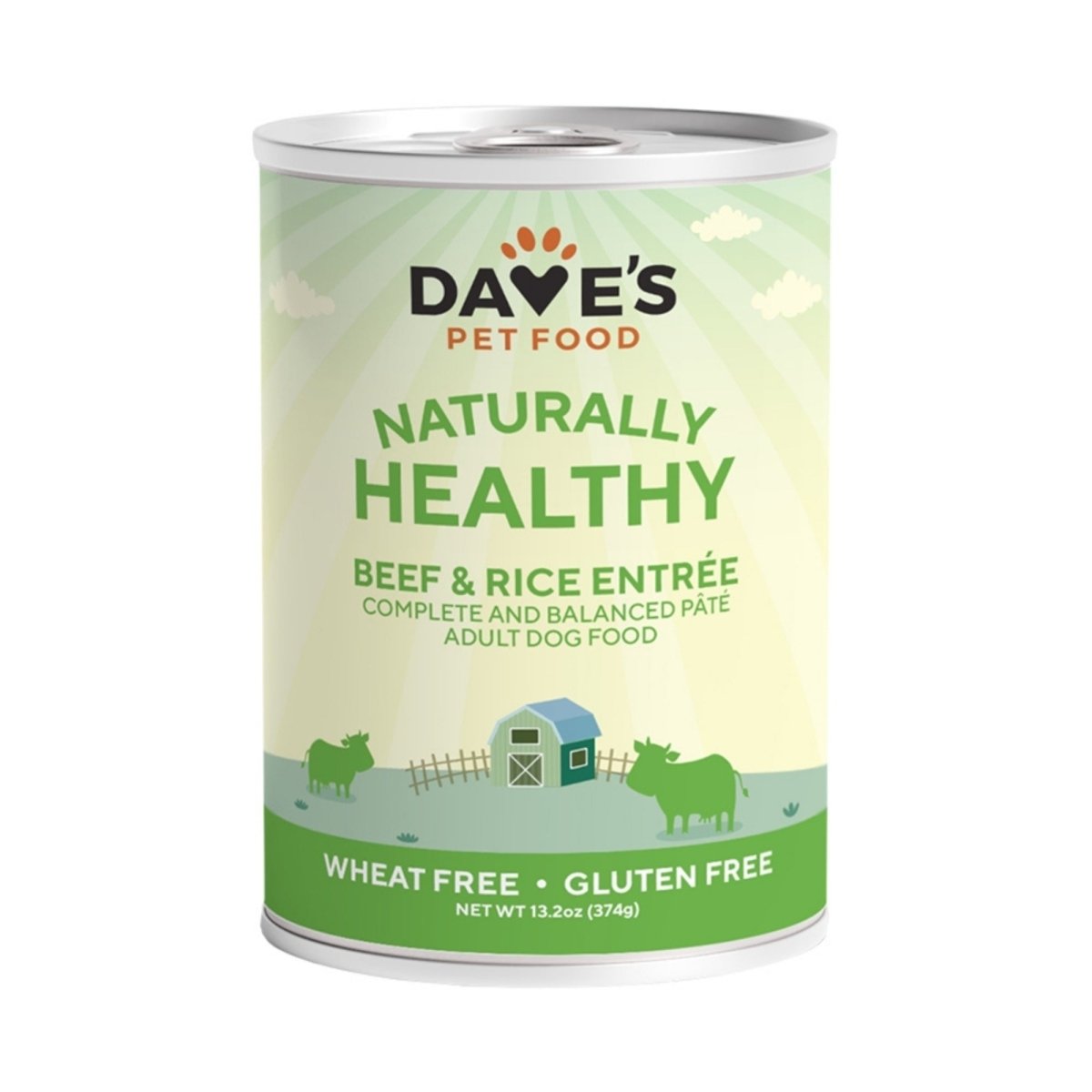 Dave's Pet Food Naturally Healthy Beef And Rice Recipe 13.2oz. (Case of 12) - Pets Perfect
