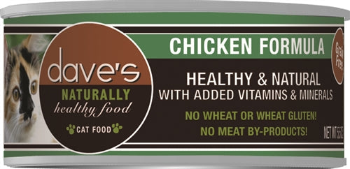 Dave's Pet Food Naturally Healthy Wet Cat Food - Chicken Formula, 13.2 oz, 12 ct
