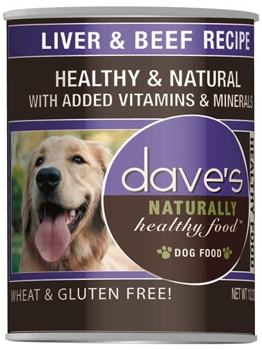 Dave's Naturally Healthy Liver and Beef 13.2oz (Case of 12) - Pets Perfect