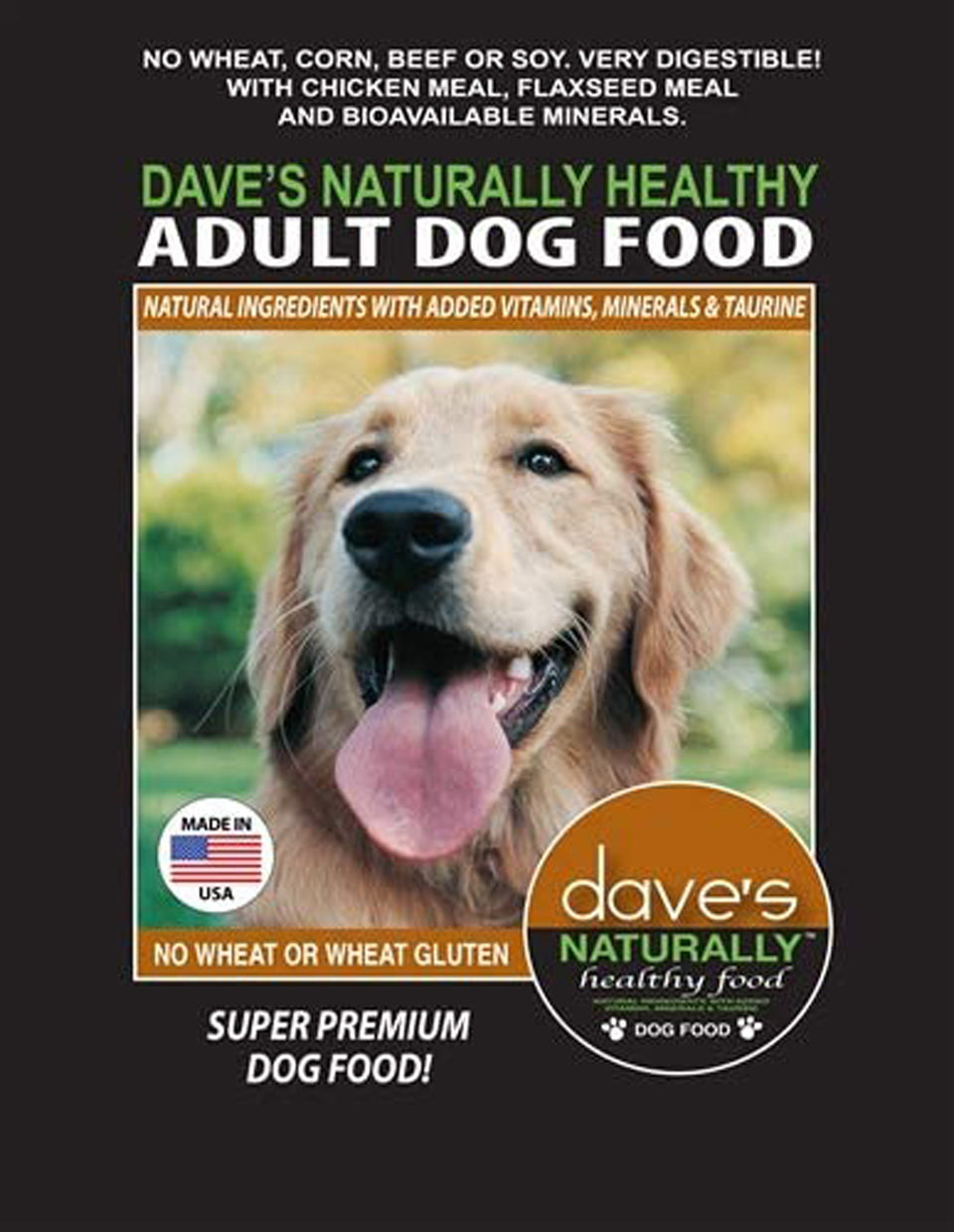Dave's Pet Food Naturally Healthy Adult Dry Dog Food 18 lb