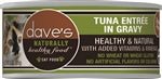 Dave's Naturally Healthy Cat Food; Tuna Entree In Gravy 13.2oz. (Case of 12) - Pets Perfect